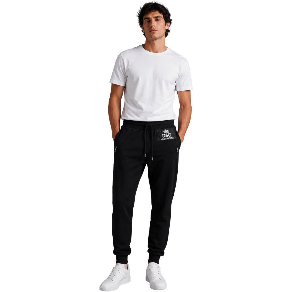 dolce & gabbana - pantaloni tuta neri