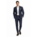 loro piana tessuto - completo lana blu