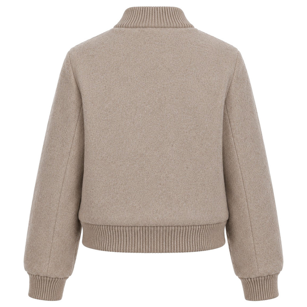 loro piana tessuto - bomber capolavoro beige