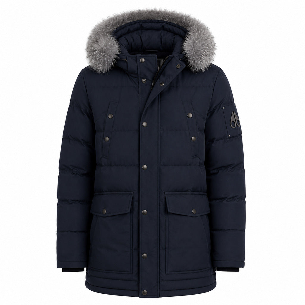 moose knuckles - Giacca lunga con cappuccio