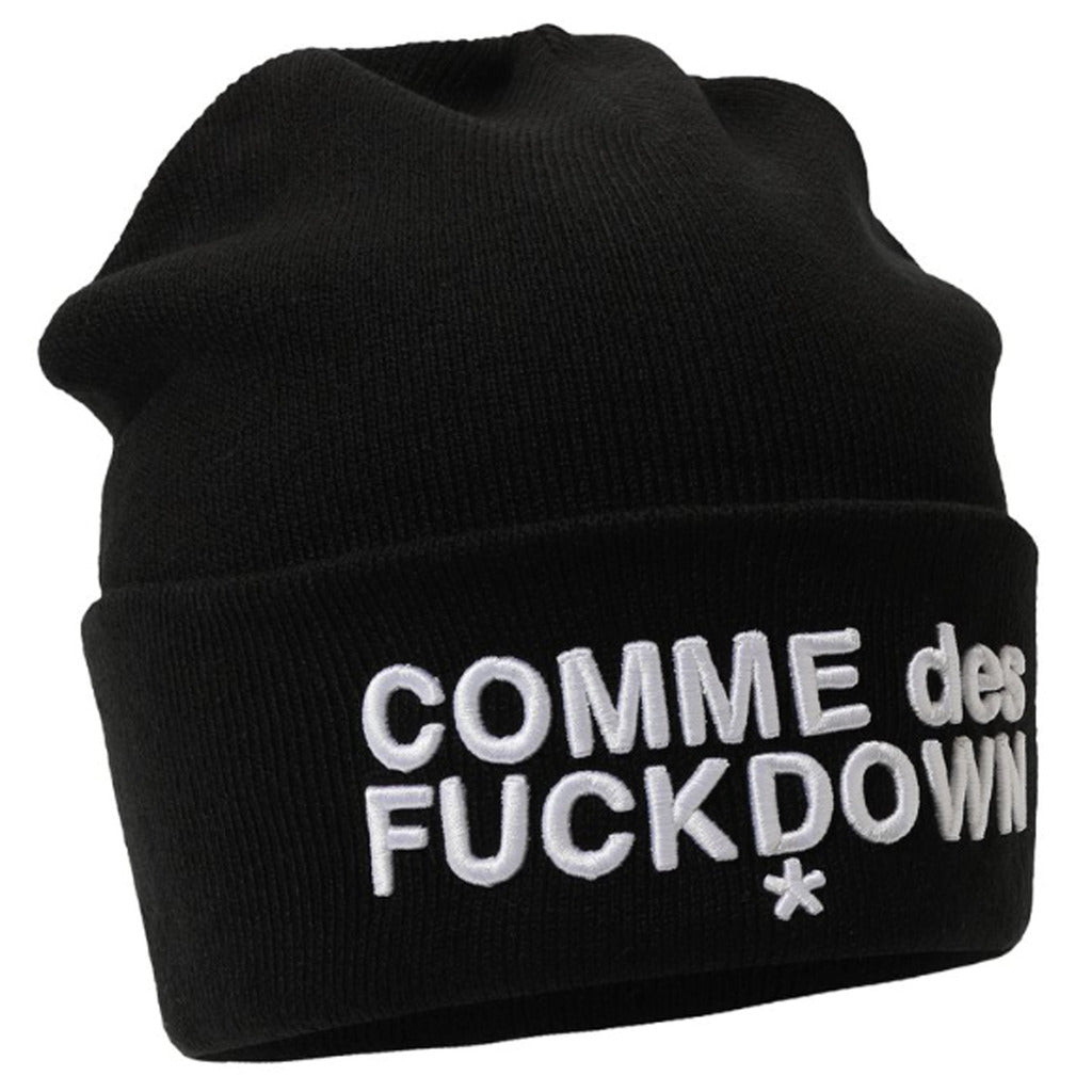 comme des fuckdown - berretto maglia nero