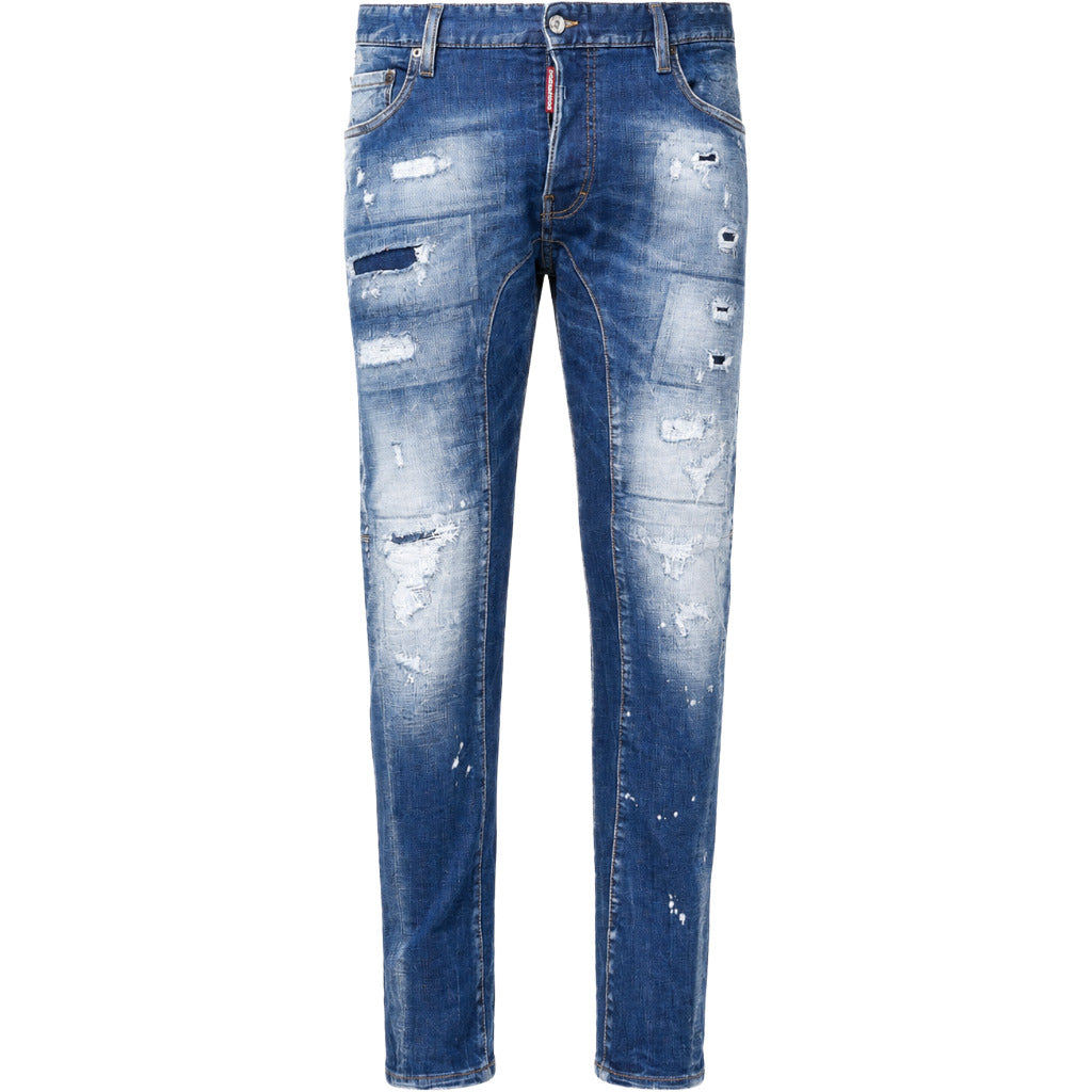 dsquared2 - denim tidy biker jeans