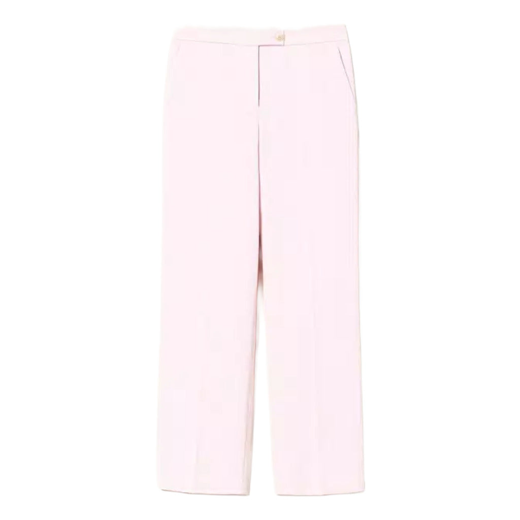 twinset - pantalone maschile rosa gesso