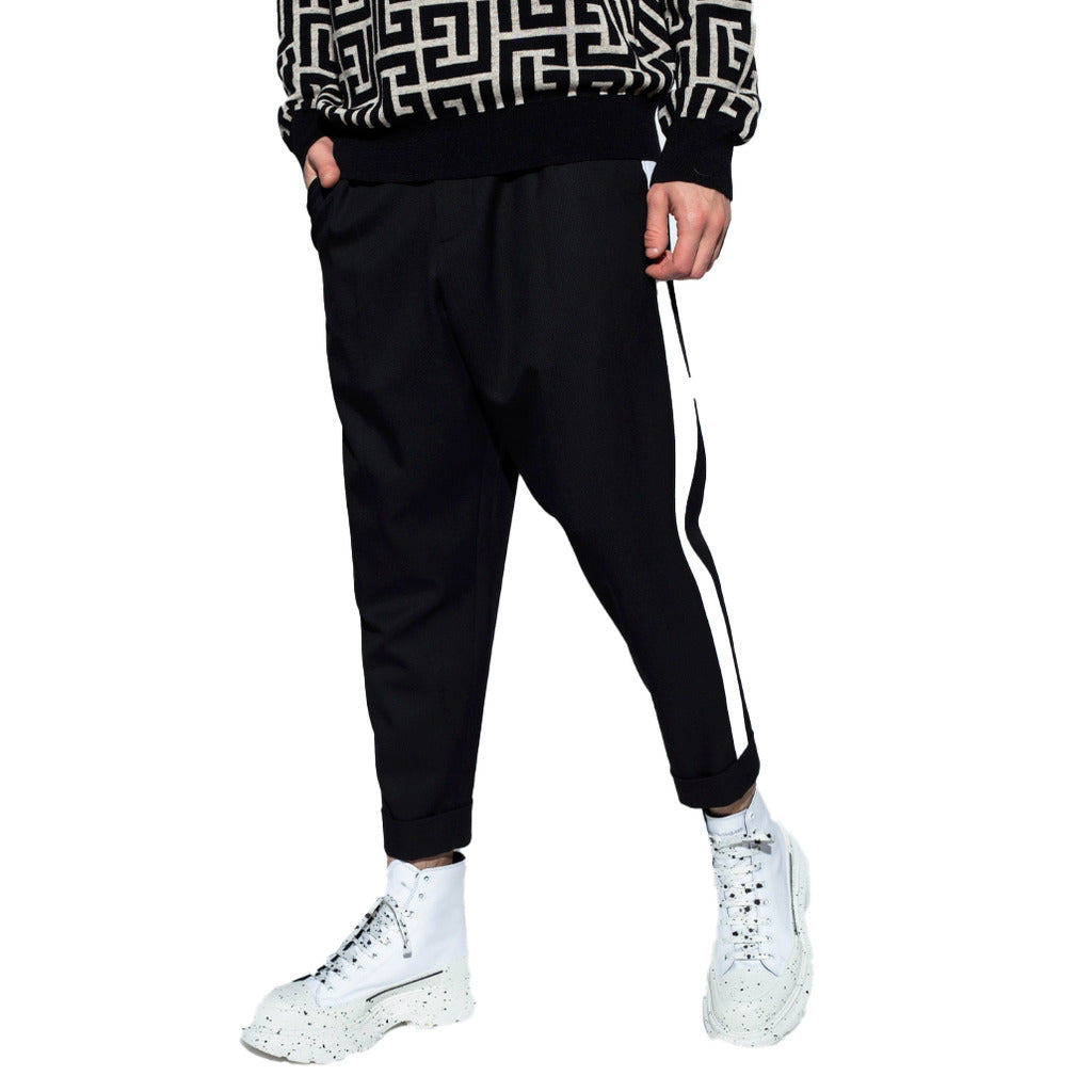 balmain - pantaloni neri eleganti