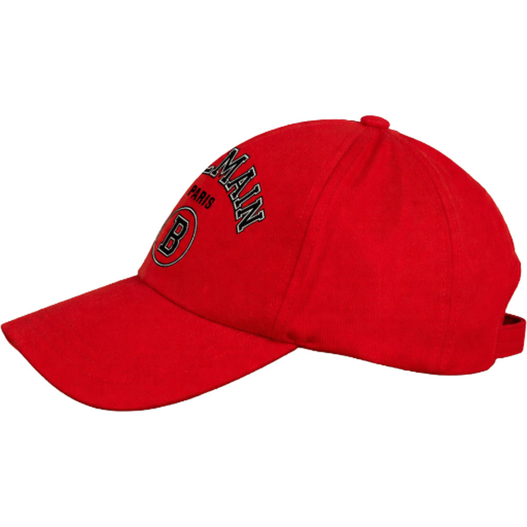 balmain - cappello con visiera arancione