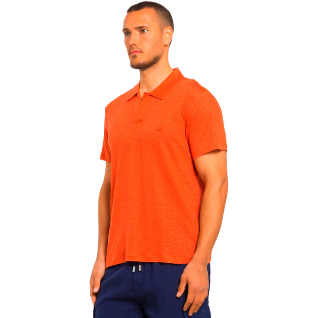 vilebrequin - polo arancio abricot