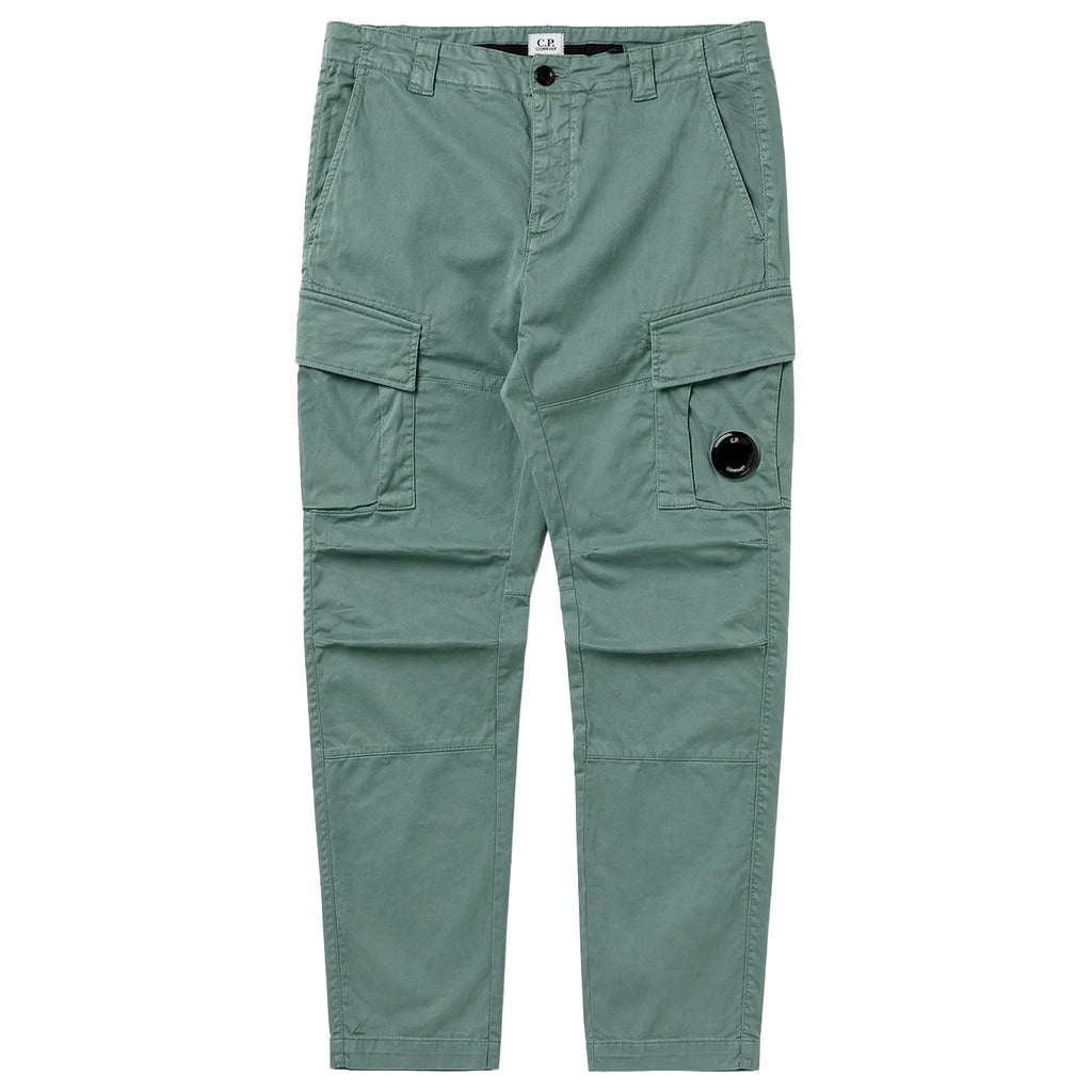 c.p. company - pantaloni cargo verde menta