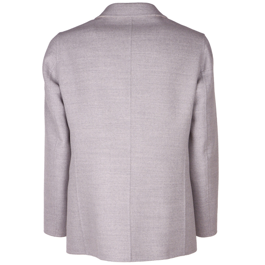 loro piana tessuto - giacca grigia