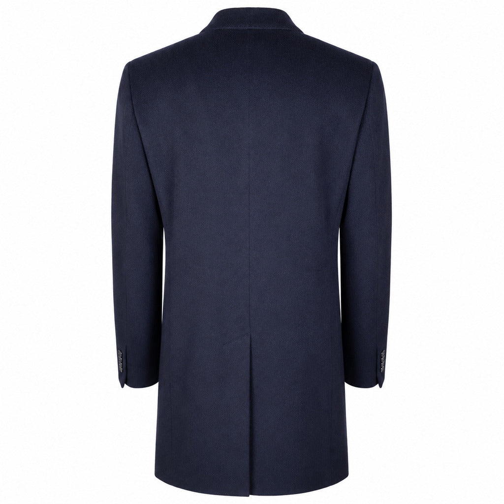 loro piana tessuto - cappotto capolavoro blu notte