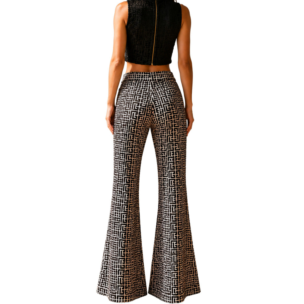 balmain - pantalone stampa pattern