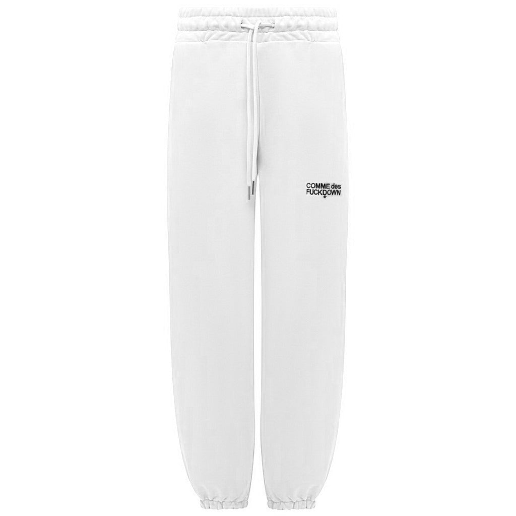 comme des fuckdown - pantaloni felpa bianchi
