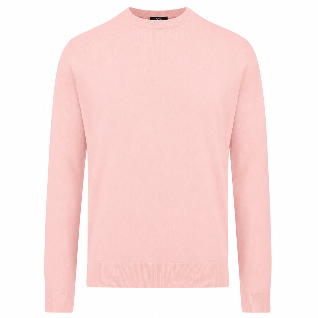 alpha studio - maglia girocollo seta e cashmere