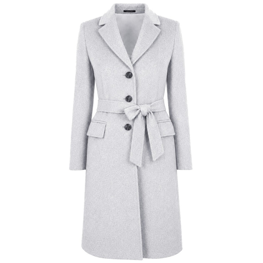 loro piana tessuto - cappotto capolavoro ghiaccio