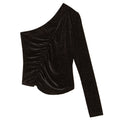 patrizia pepe - maglia top purple glitter