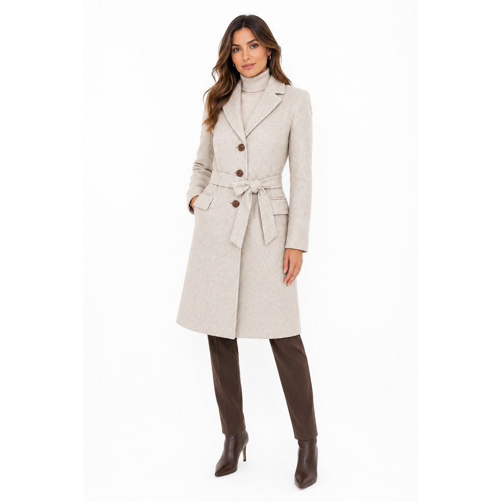 loro piana tessuto - cappotto capolavoro beige