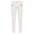 balmain - jeans slim fit bianchi