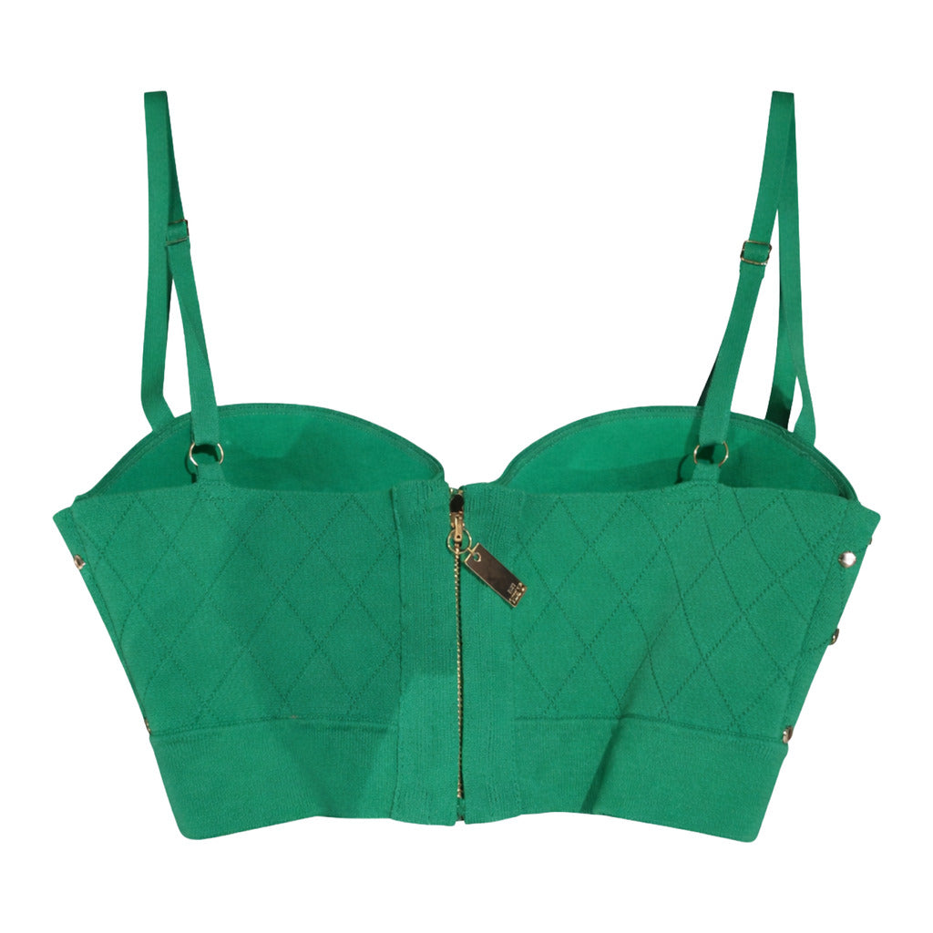 elisabetta franchi - top borchiato
