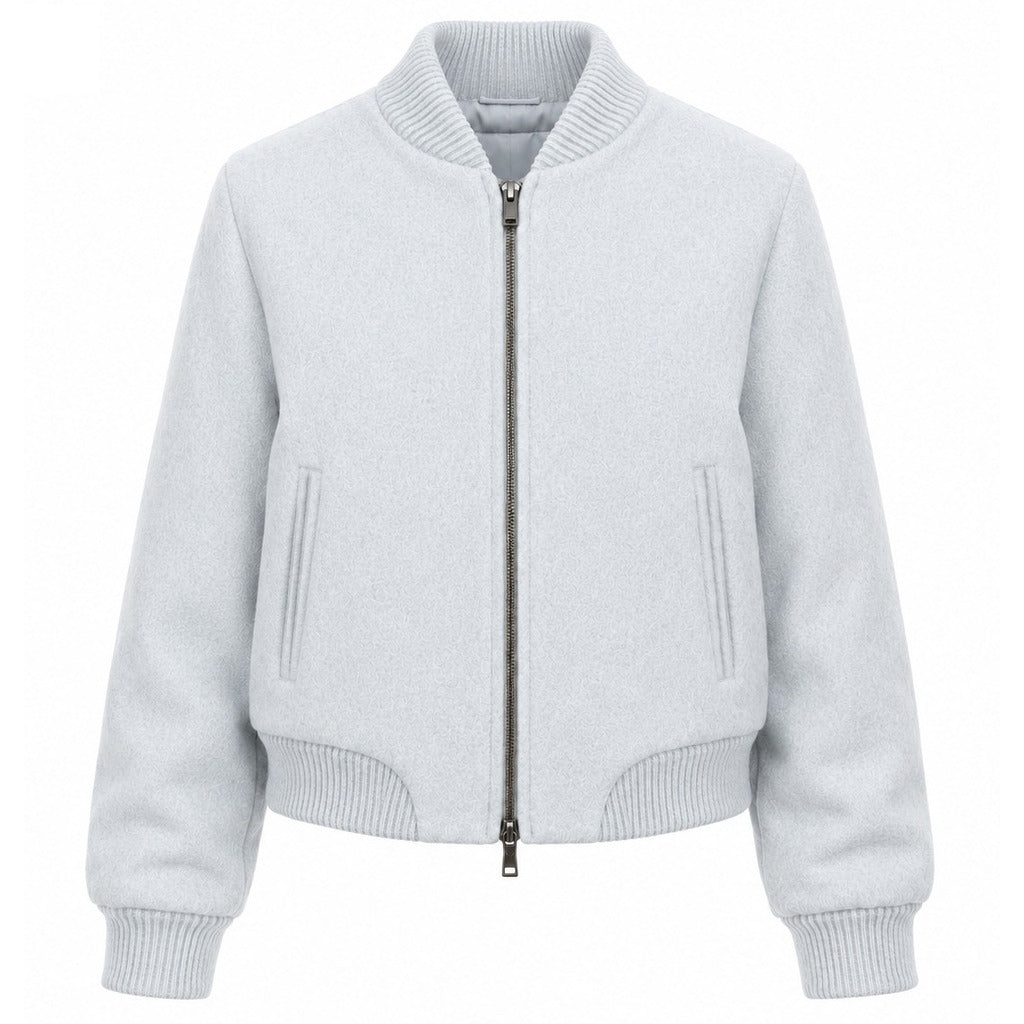 loro piana tessuto - bomber capolavoro ghiaccio