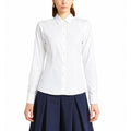 bagutta - camicia misto cotone bianco