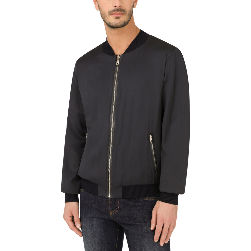 dolce & gabbana - giacca reversibile seta & cashmere