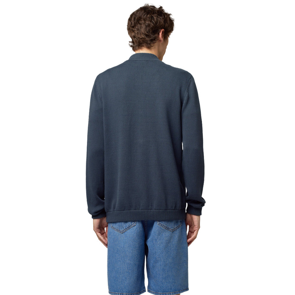 alpha studio - bomber maxi in cotone