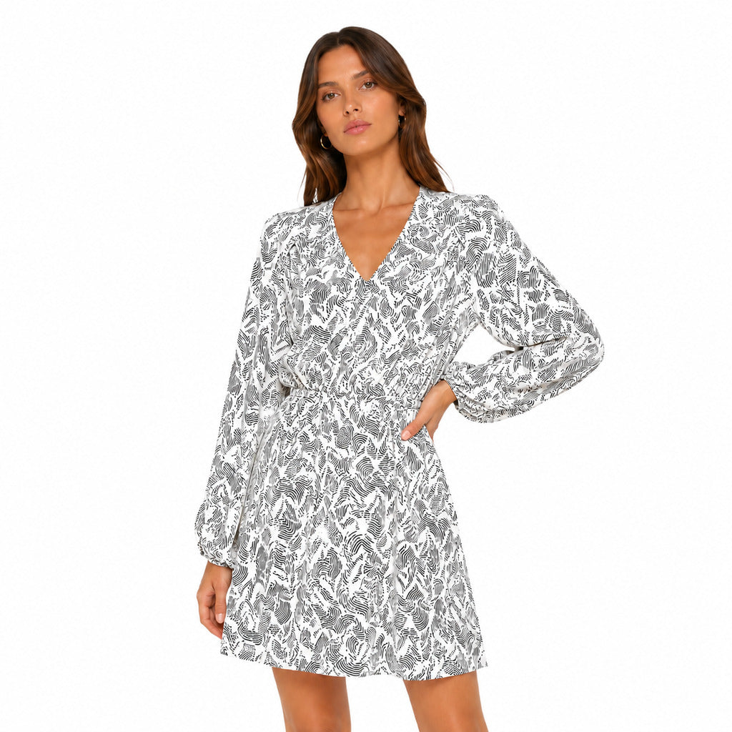 patrizia pepe - abito neutral animalier