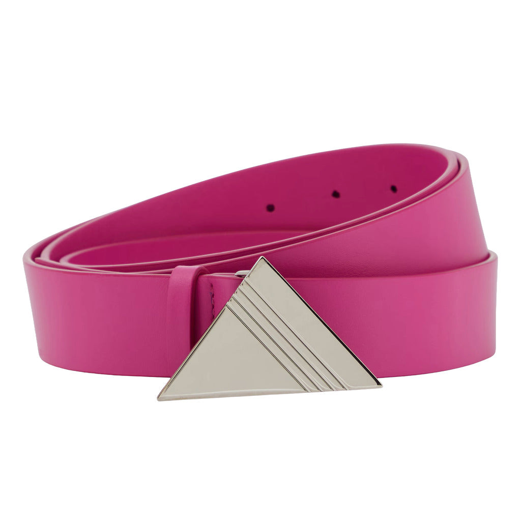 the attico - cintura in pelle fuxia
