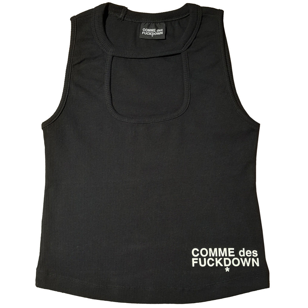 comme des fuckdown - top in costina nero