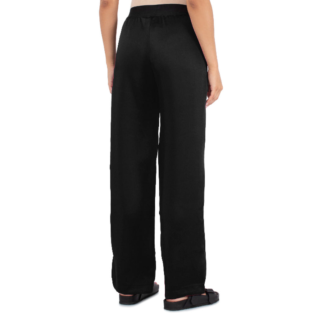 comme des fuckdown - pantaloni in raso neri