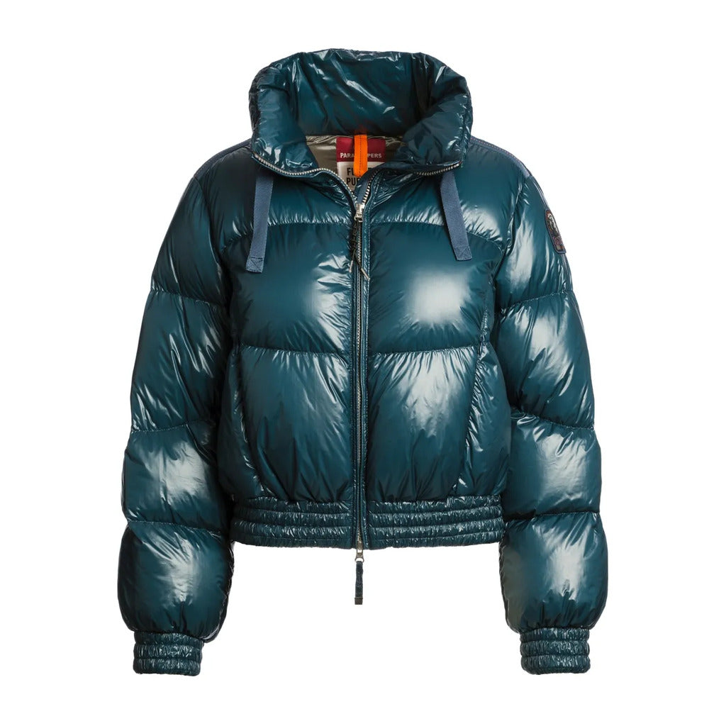 parajumpers - piumino corto verde petrolio