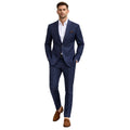 loro piana tessuto - completo lana blu navy