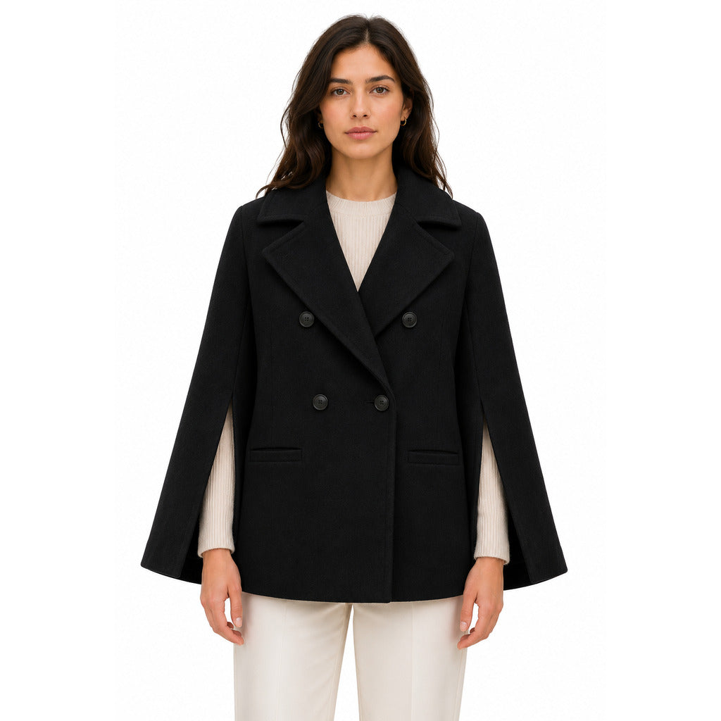 loro piana tessuto - peacoat doppiopetto taglio kimono