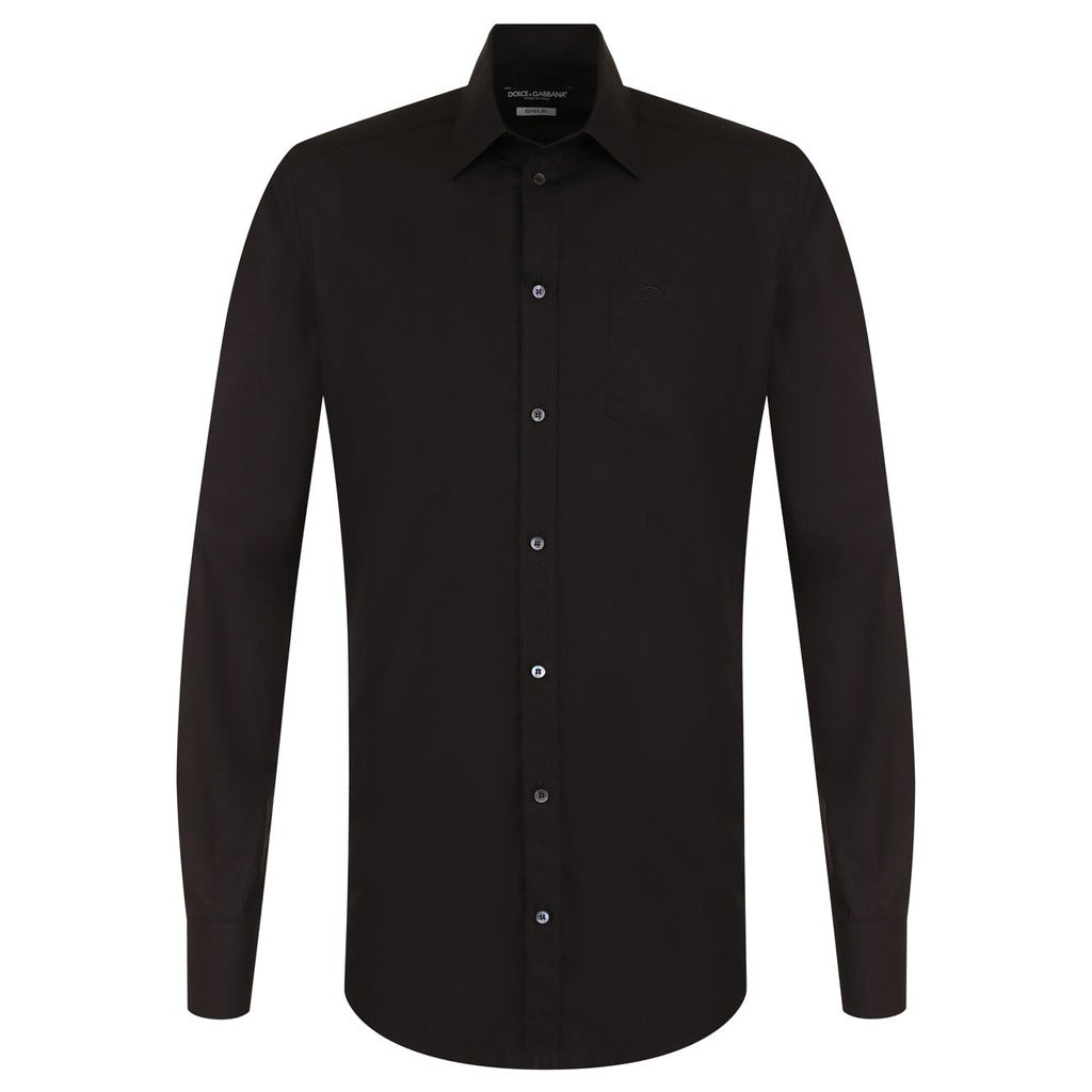 dolce & gabbana - camicia gold nera
