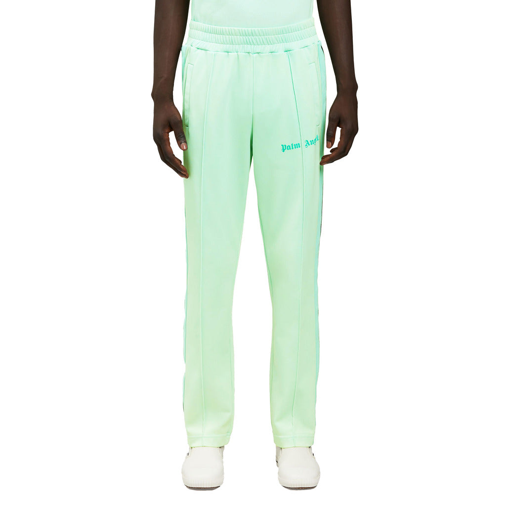 palm angels - track pants fluo green
