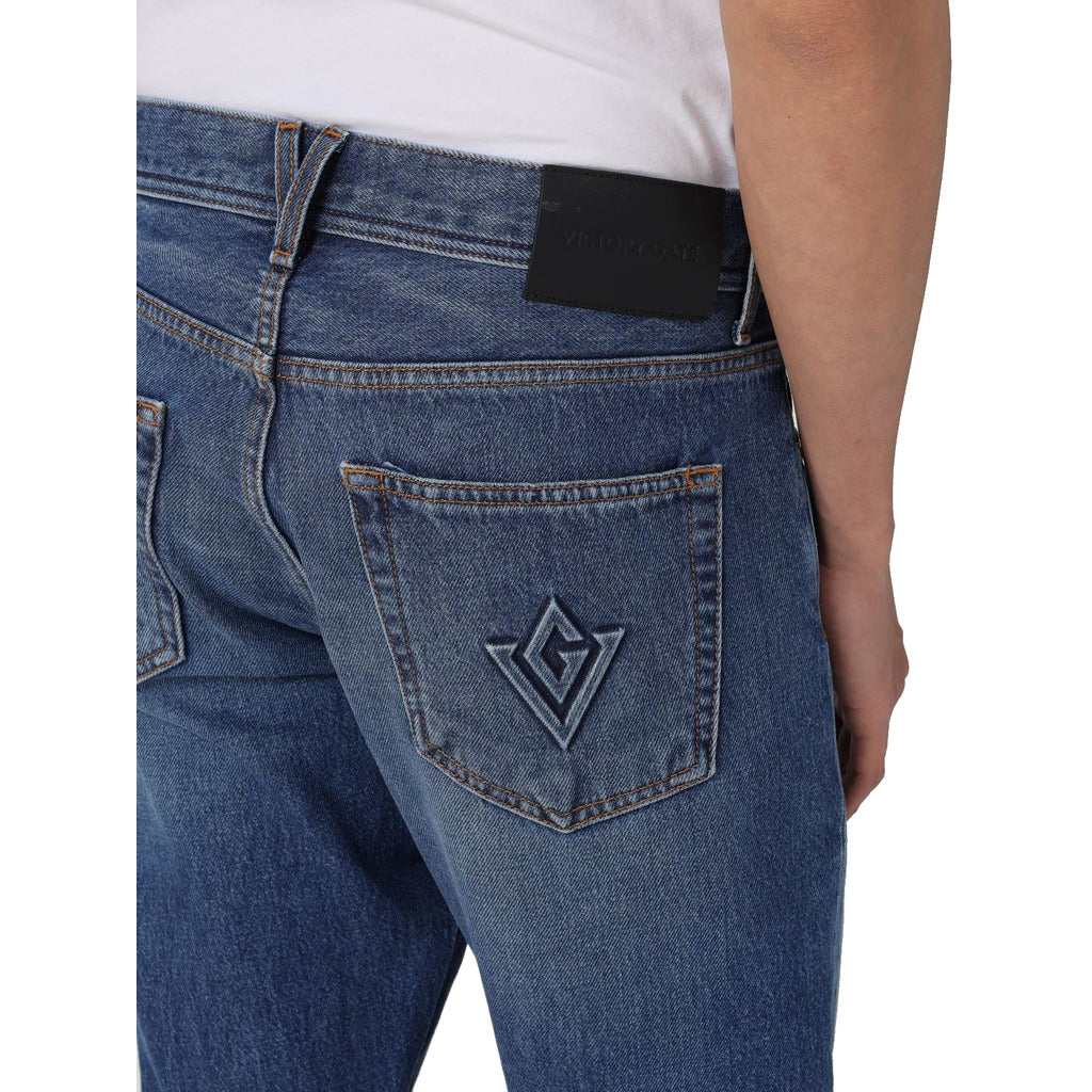 victory gate - denim slim fit indaco