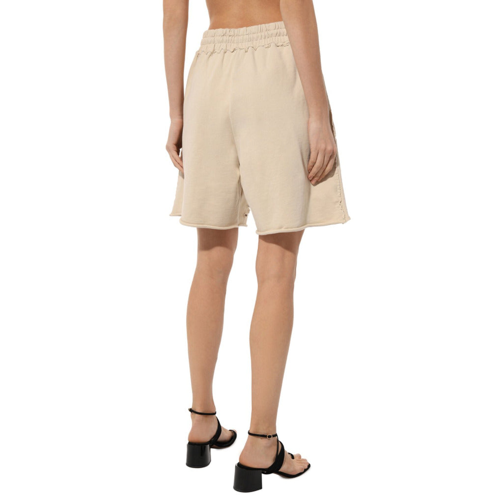 comme des fuckdown - shorts con rotture beige