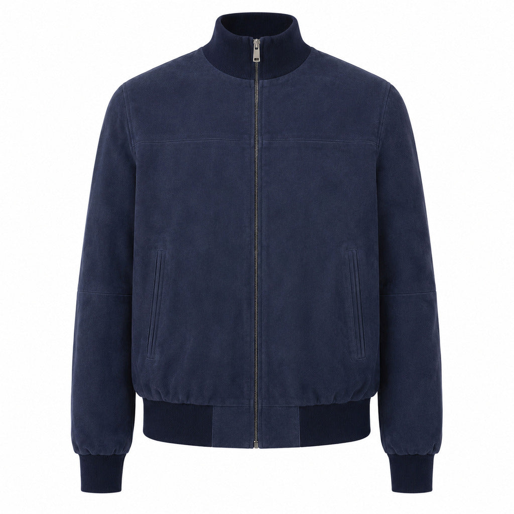 emilio romanelli - bomber reversibile blu
