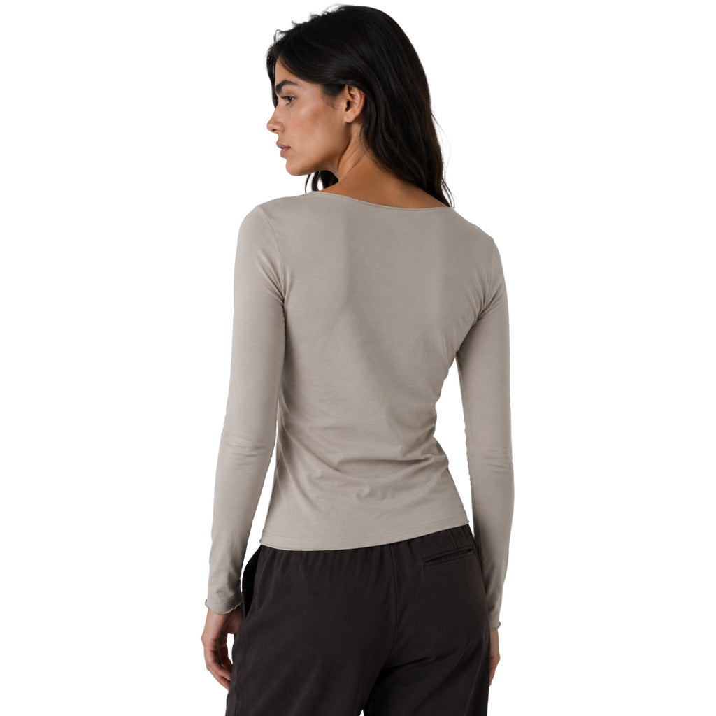 alpha studio - t-shirt maniche lunghe