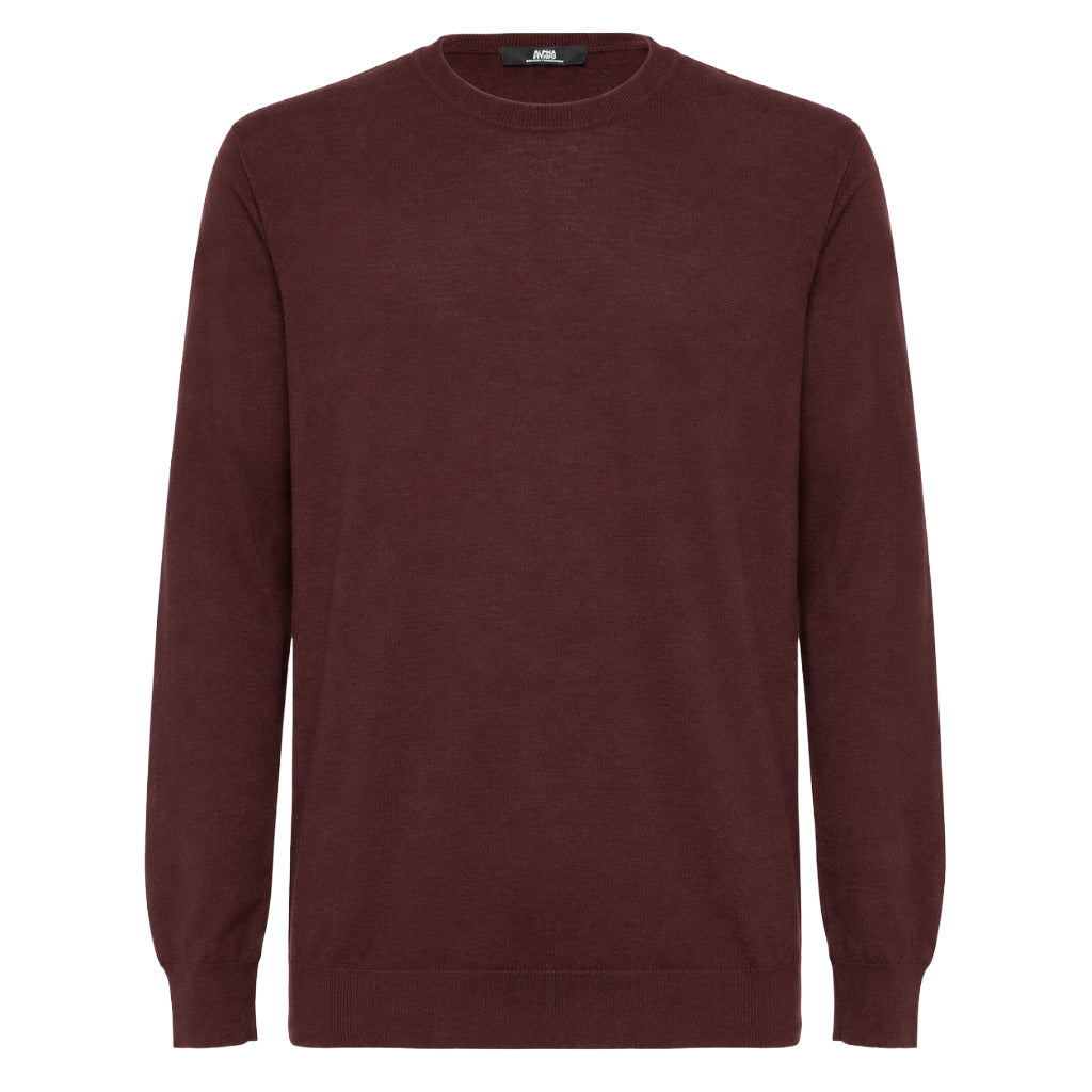 alpha studio - maglia girocollo m/l merinos