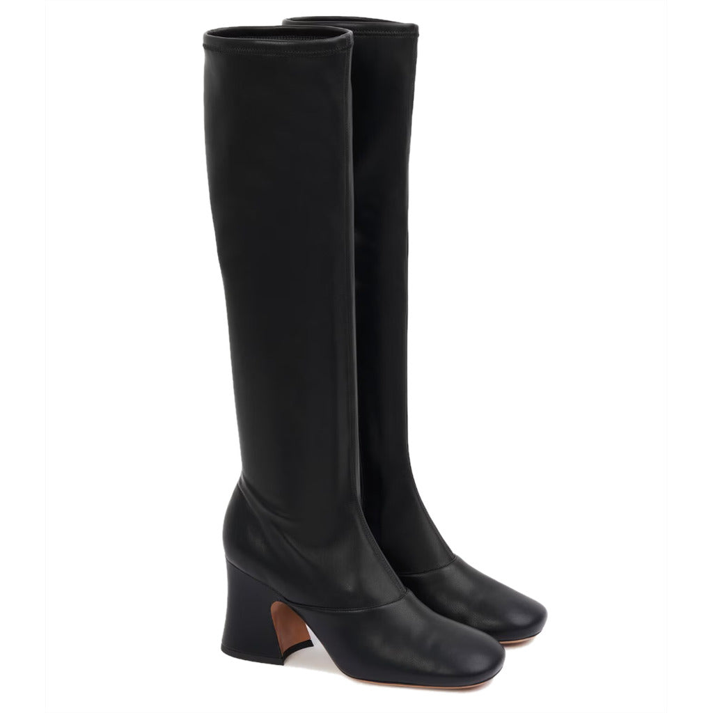 chloé - janis heeled boot black
