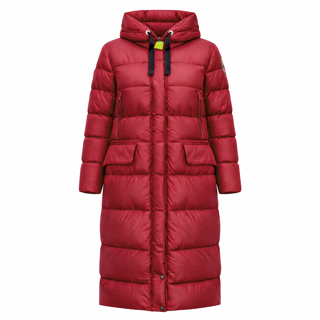 parajumpers - giacca lunga rossa