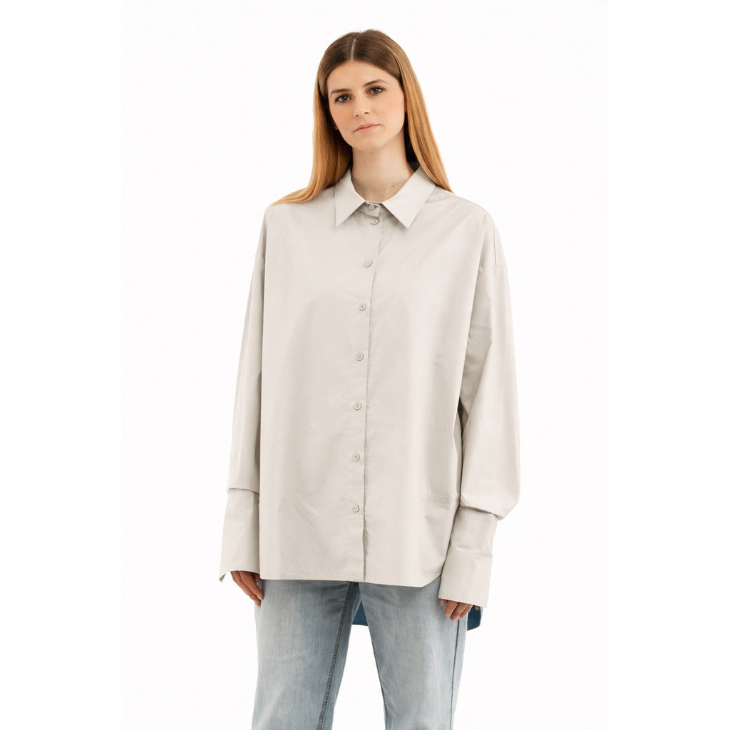 patrizia pepe - camicia metal grey