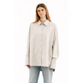 patrizia pepe - camicia metal grey