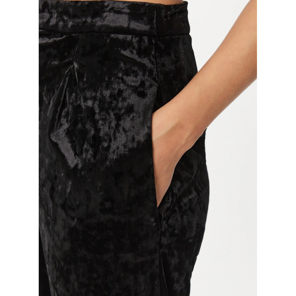 patrizia pepe - pantaloni velluto nero