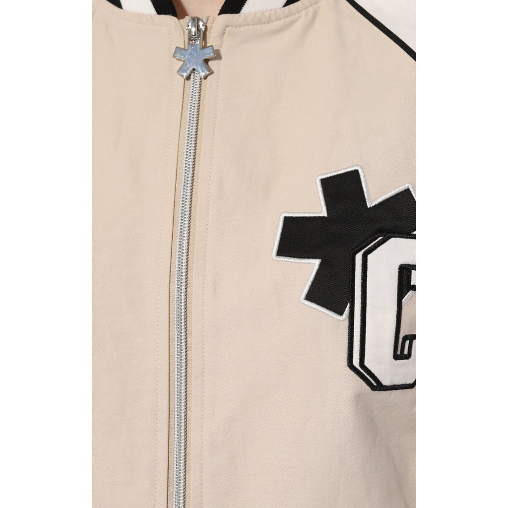 comme des fuckdown - bomber all-zip beige