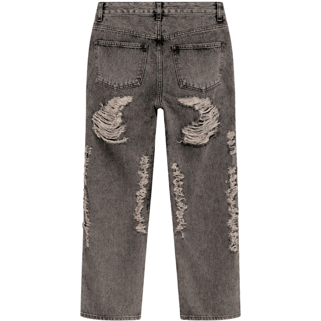 fifty made - jeans strappati neri