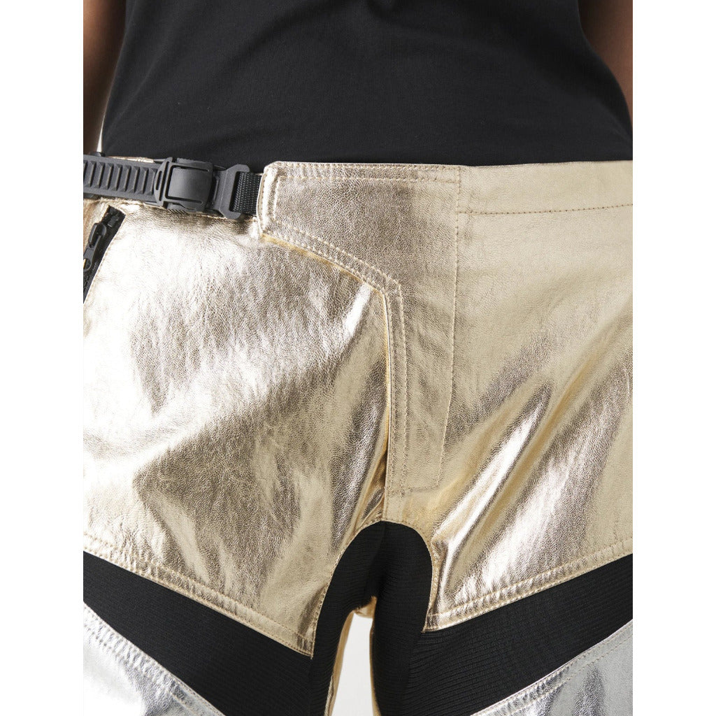 pinko - pantaloni prometeo gold silver