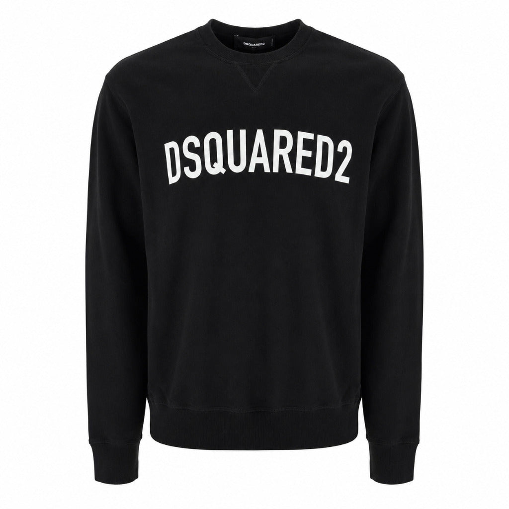 dsquared2 - felpa girocollo stampa logo