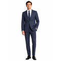 ermenegildo zegna tessuto - Completo lana blu gessato