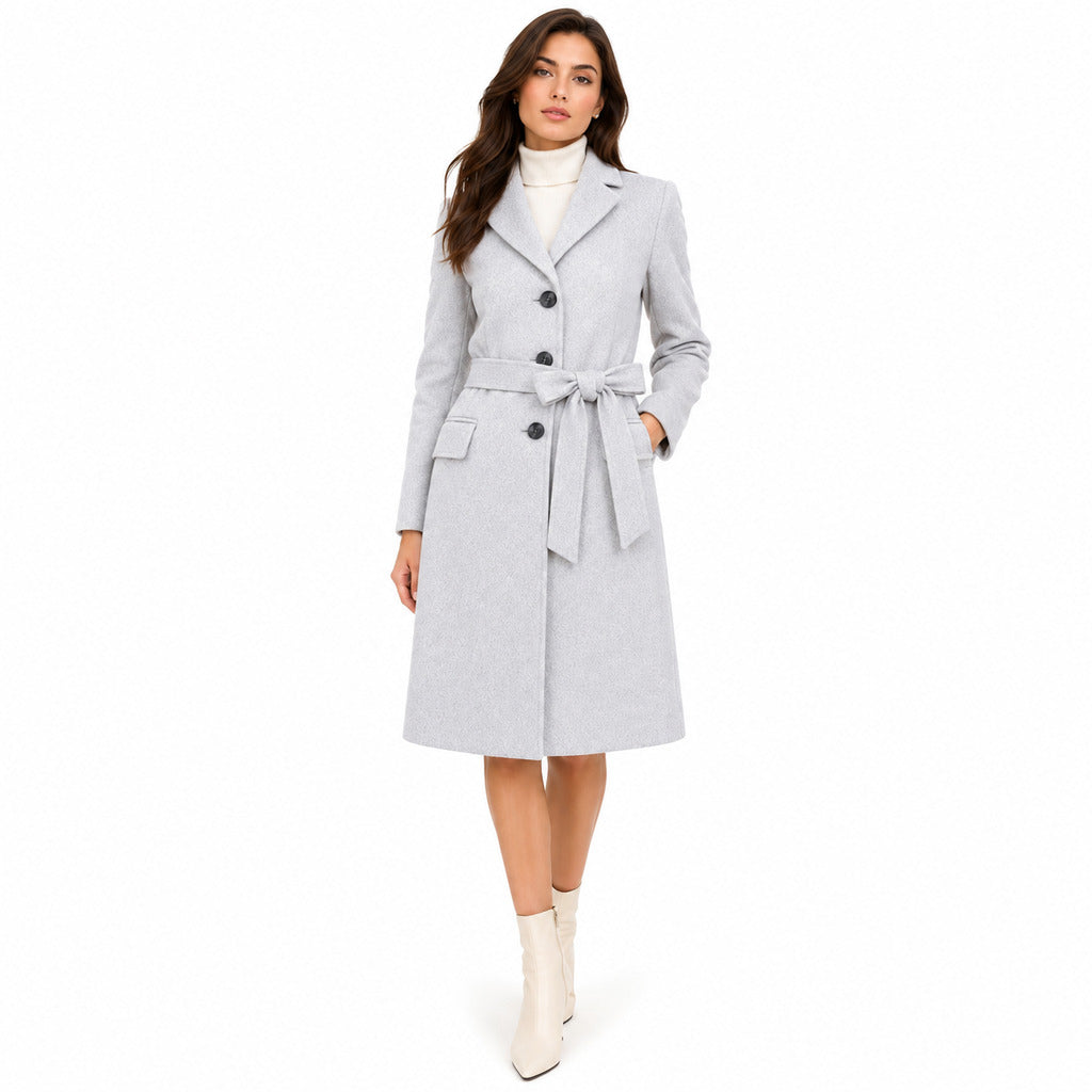 loro piana tessuto - cappotto capolavoro ghiaccio